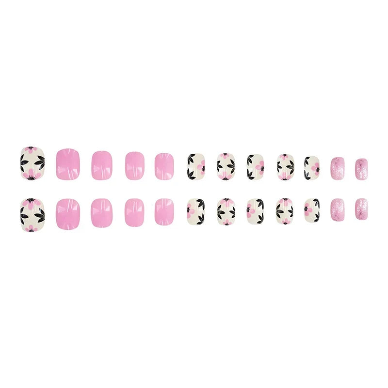 Press-On Nails Peel-And-Press Festive Designs Chip-Resistant