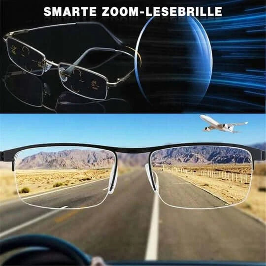 Progressive Glasses Automatic Focus UV & Blue Light Filter