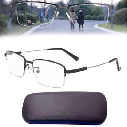 Progressive Glasses Automatic Focus UV & Blue Light Filter