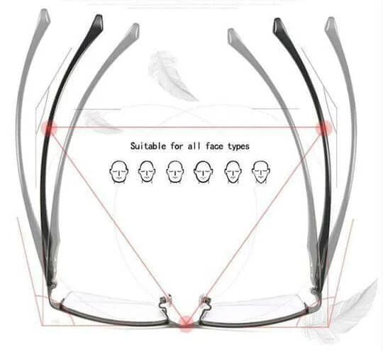 Progressive Glasses Automatic Focus UV & Blue Light Filter