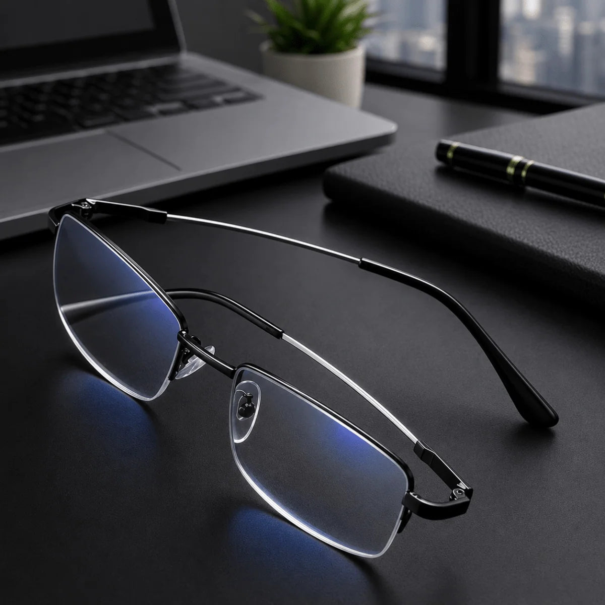 Progressive Glasses Multi-Distance Vision Durable Frame