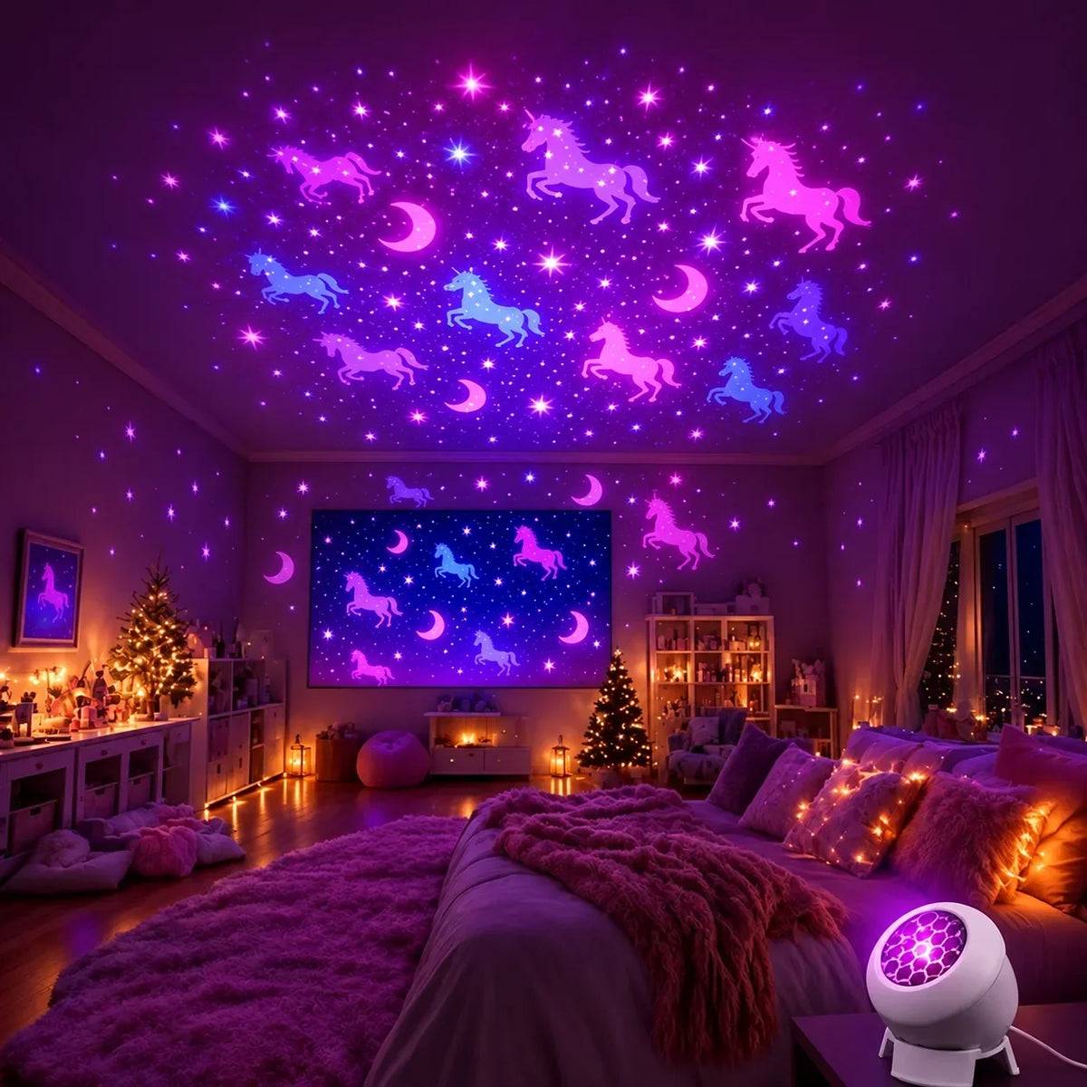 Projection Night Light USB-Powered Themed Scenes