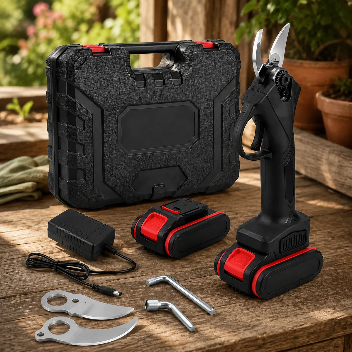 Pruning Shears Motorized & Cordless Safety Lock