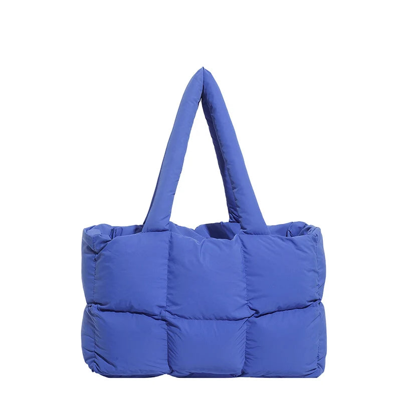 Puffer Tote Bag Spacious Lightweight Adjustable Handles