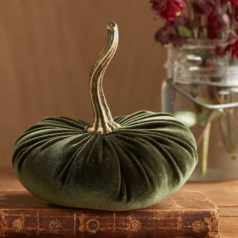 Pumpkin Decor Velvet Plush Cushion To**