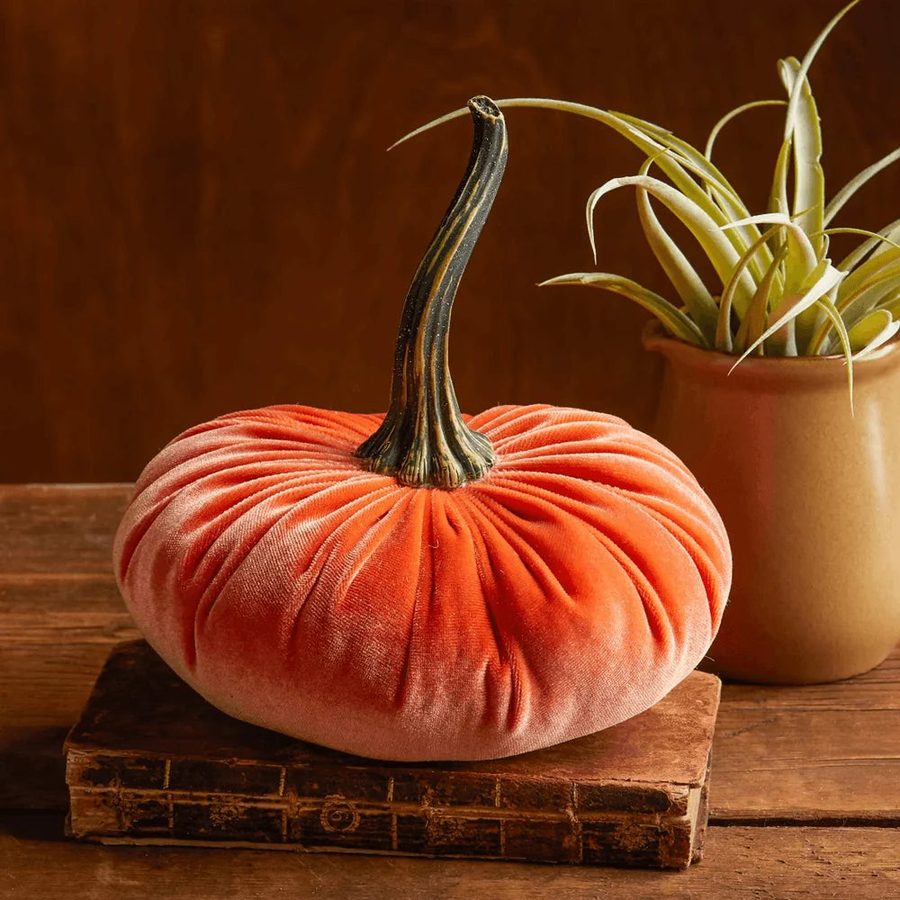 Pumpkin Decor Velvet Plush Cushion To**