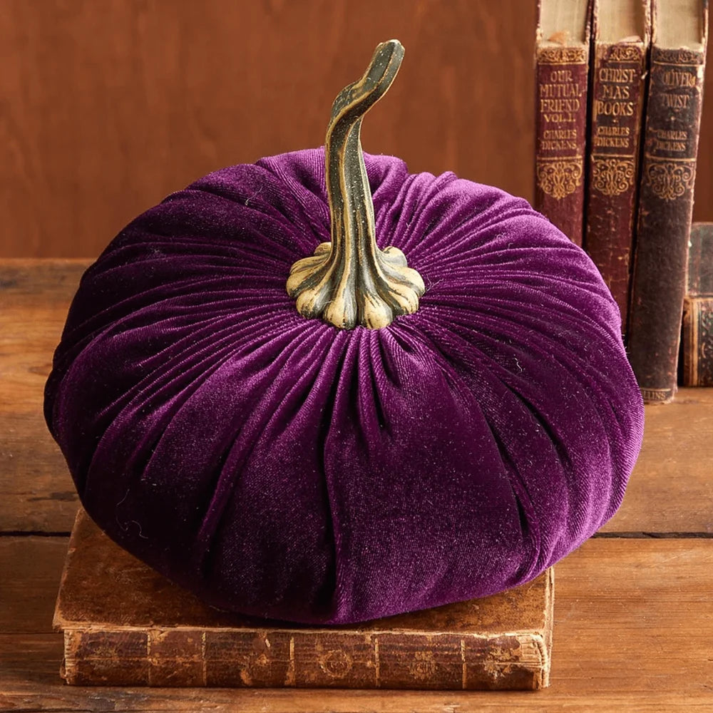 Pumpkin Decor Velvet Plush Cushion To**