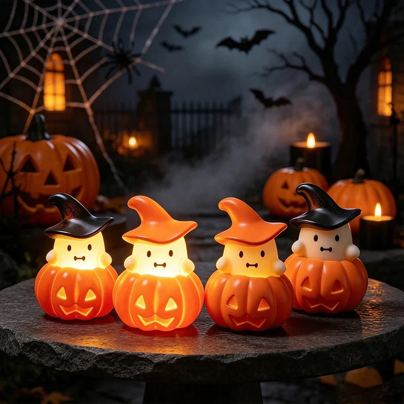 Pumpkin Lamp Battery-Operated Warm White