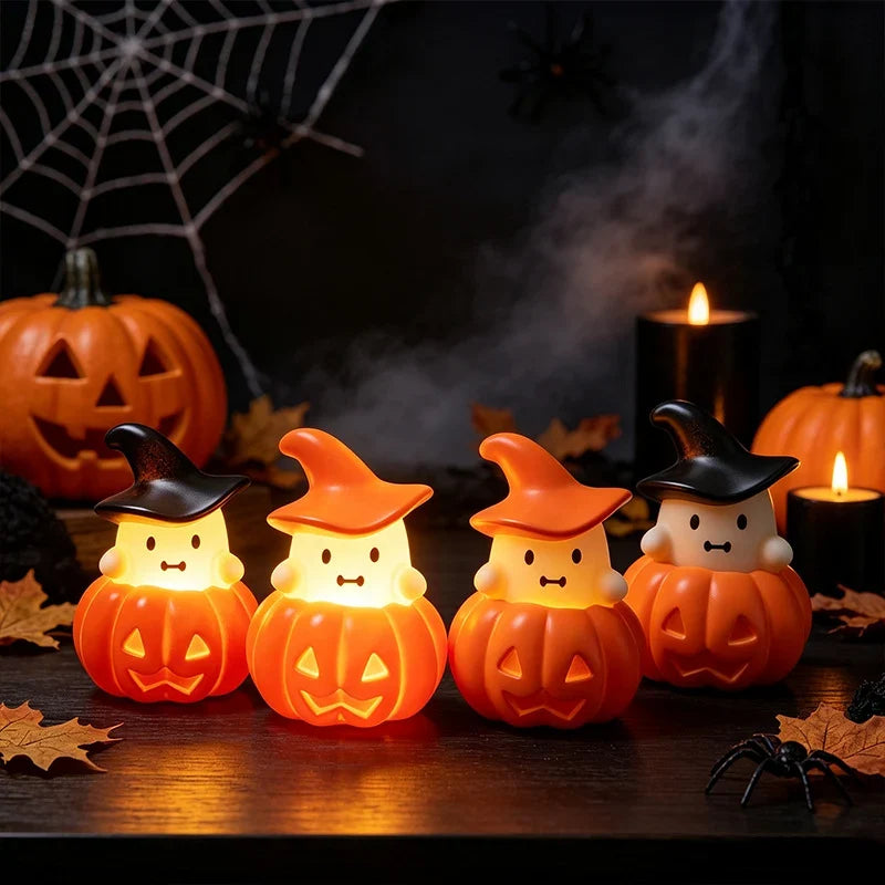 Pumpkin Lamp Battery-Operated Warm White