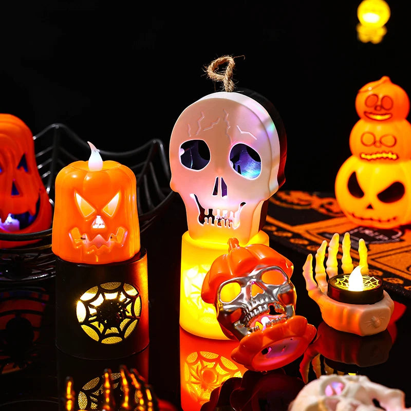 Pumpkin Light LED Flame-Free Halloween Decoration