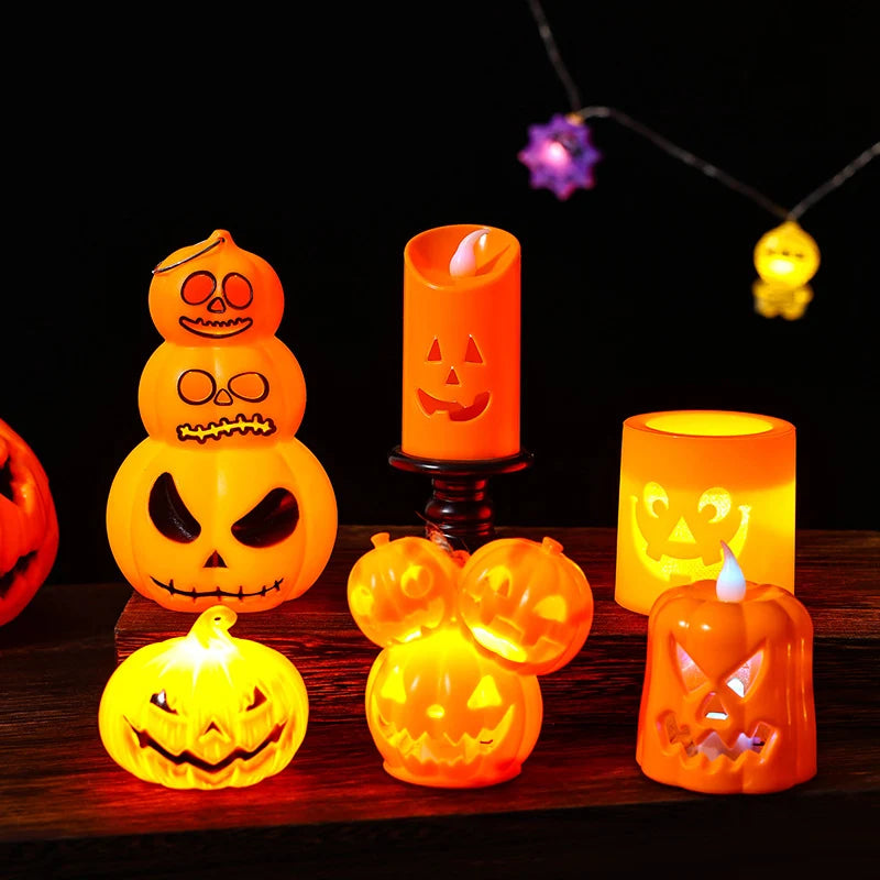 Pumpkin Light LED Flame-Free Halloween Decoration