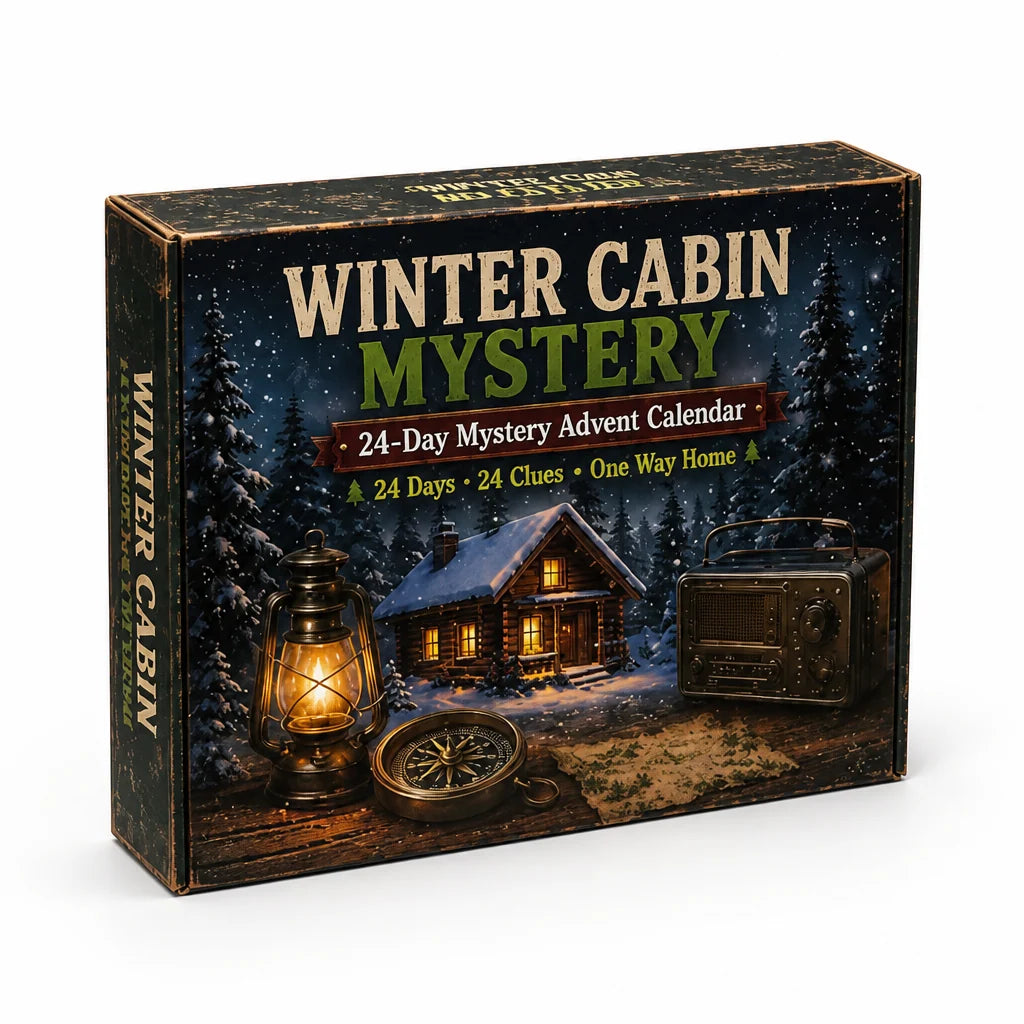 Puzzle Advent Calendar 24-Day Escape Room Challenges