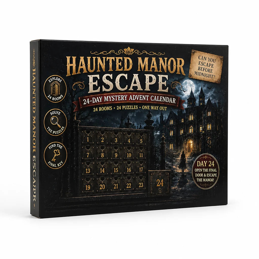 Puzzle Advent Calendar 24-Day Escape Room Challenges