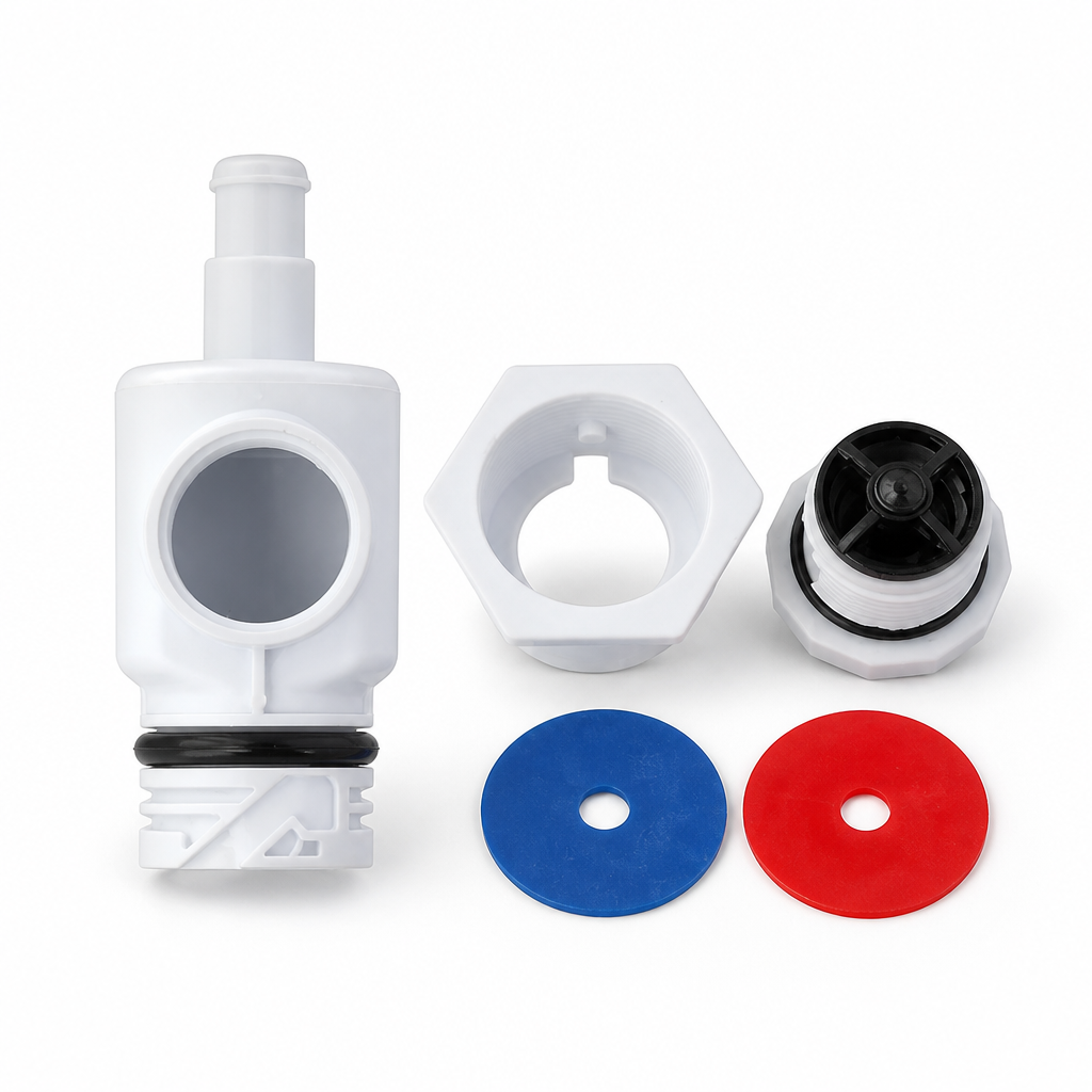 Quick-Disconnect Pressure-Relief Pool Cleaner Valve (Adjustable Flow)