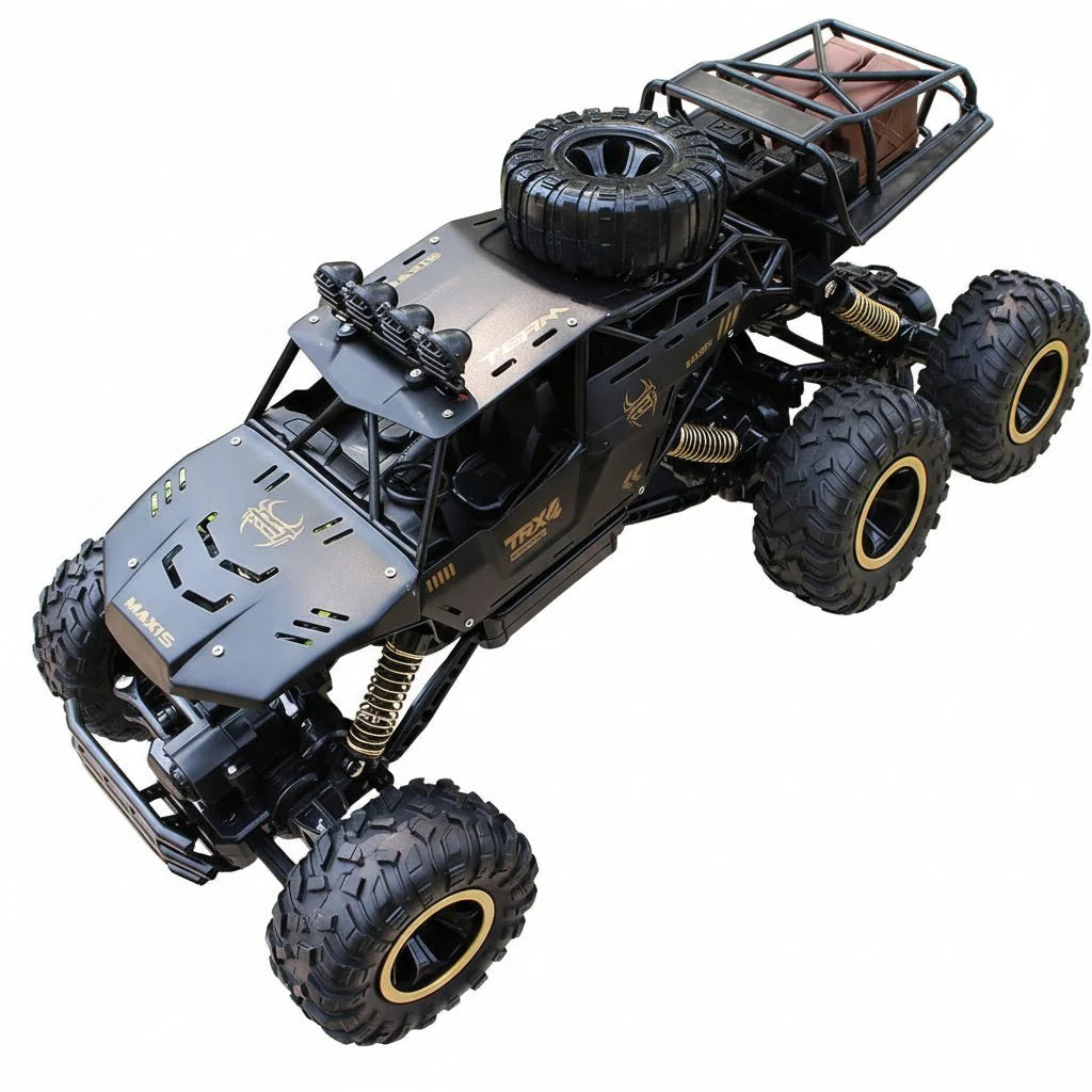 RC Monster Truck 4WD Shock-Absorbing Suspension LED Lights