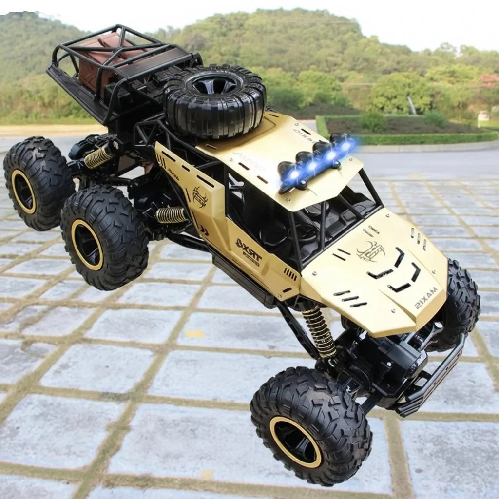 RC Monster Truck 4WD Shock-Absorbing Suspension LED Lights