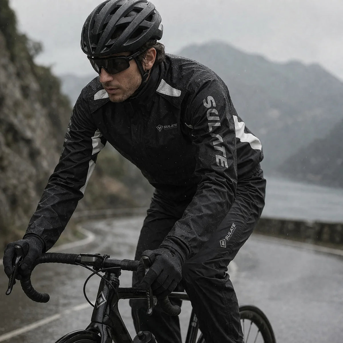 Rain Suit Waterproof Wind-Resistant Lightweight