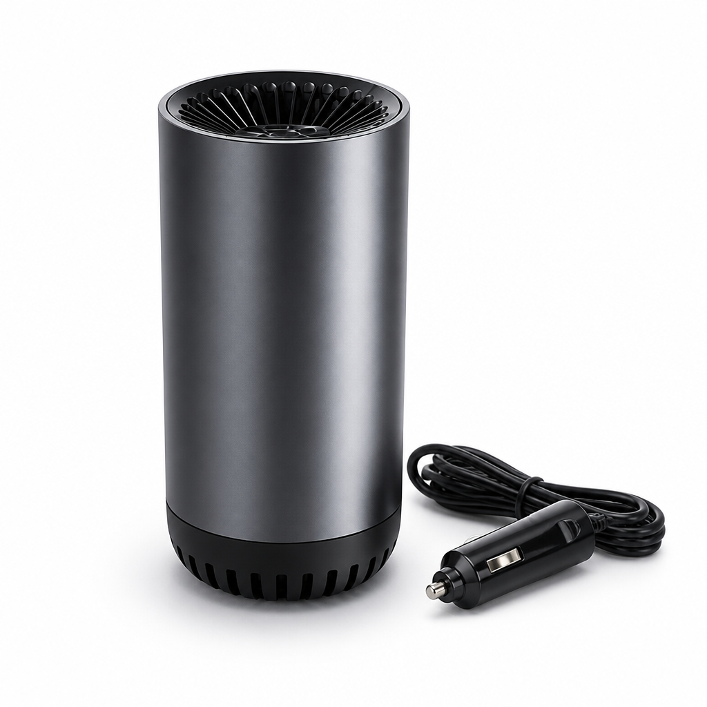 Rapid-Heating 12V Dual-Mode Car Heater (Cup-Holder Mount)