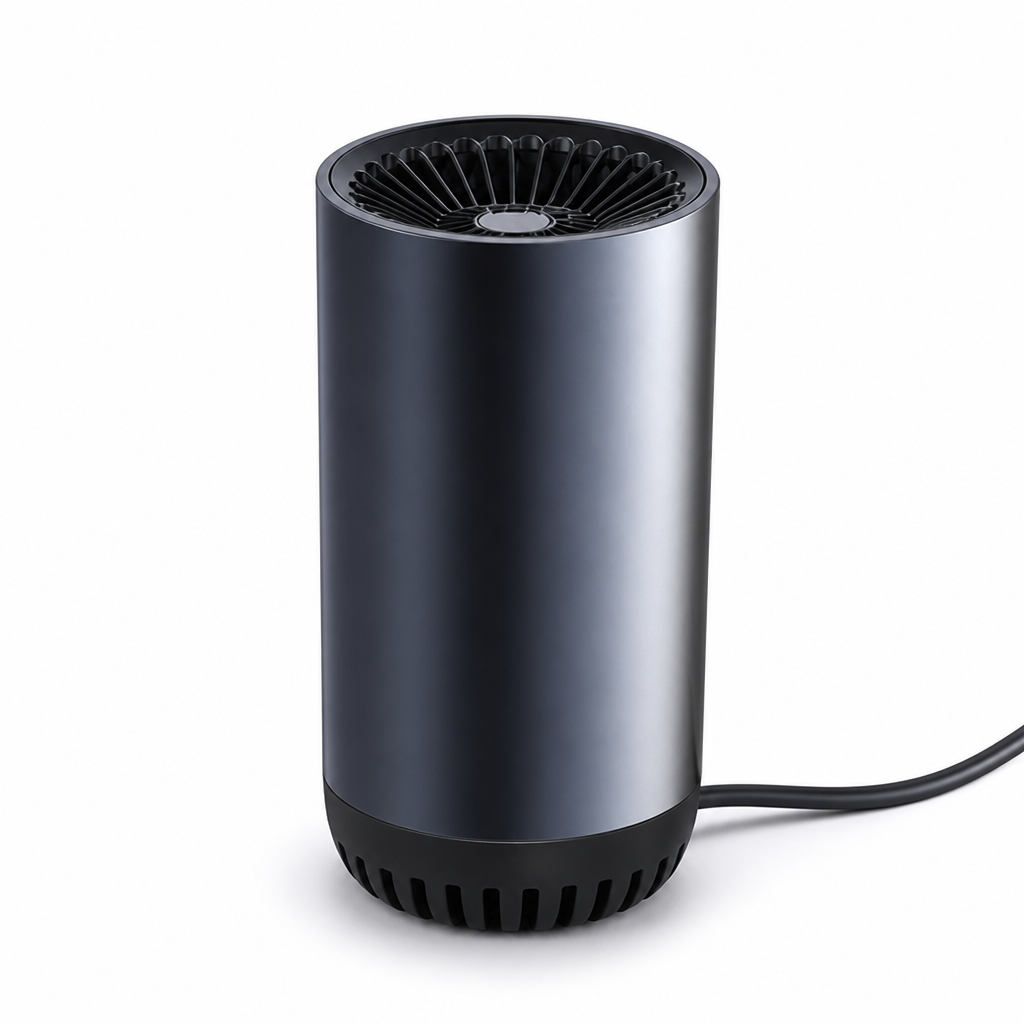 Rapid-Heating 12V Dual-Mode Car Heater (Cup-Holder Mount)