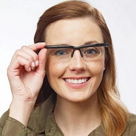Reading Glasses Adjustable Focus & Scratch-Resistant Lenses