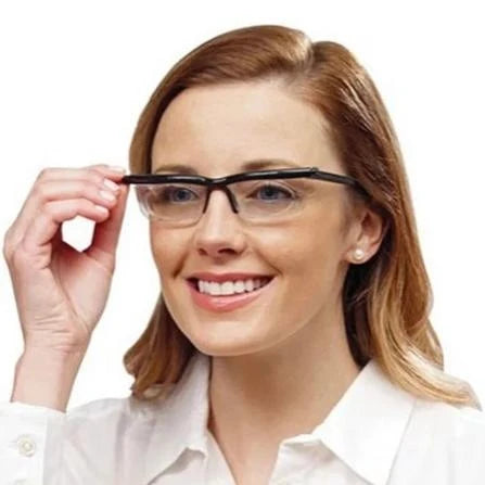 Reading Glasses Adjustable Focus & Scratch-Resistant Lenses