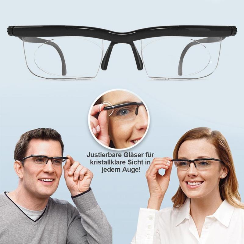 Reading Glasses Dial-Adjustable Focus Lightweight Frame