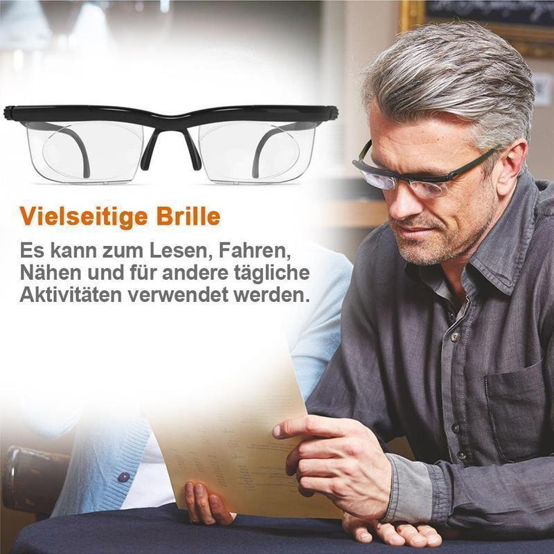 Reading Glasses Dial-Adjustable Focus Lightweight Frame