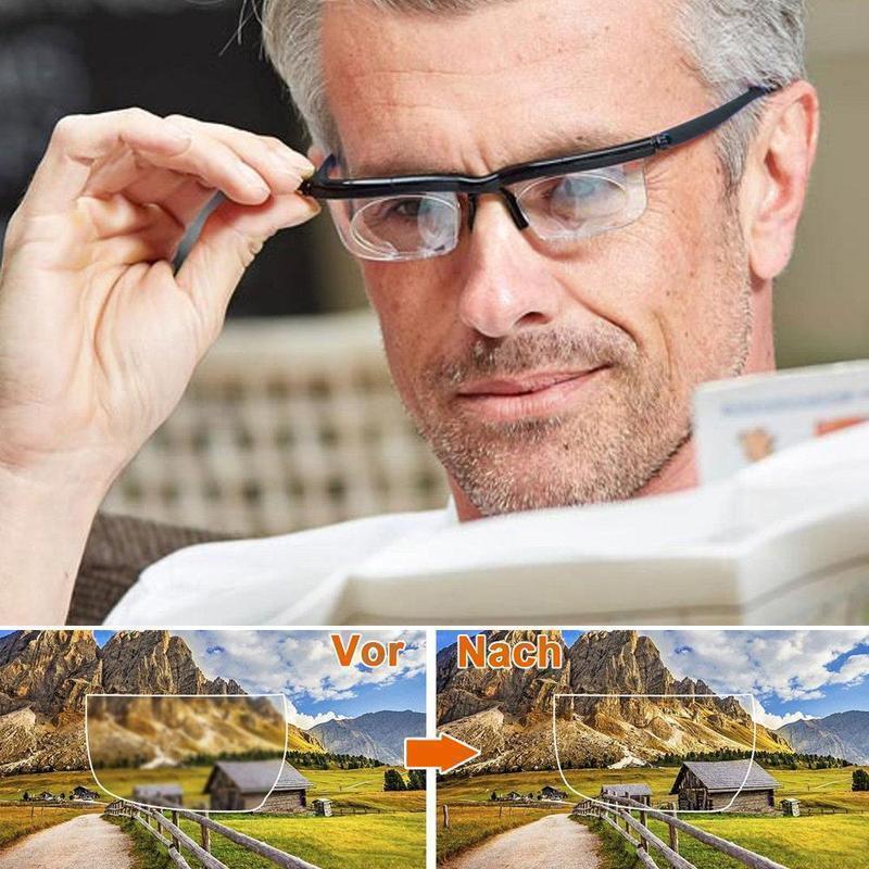 Reading Glasses Dial-Adjustable Focus Lightweight Frame