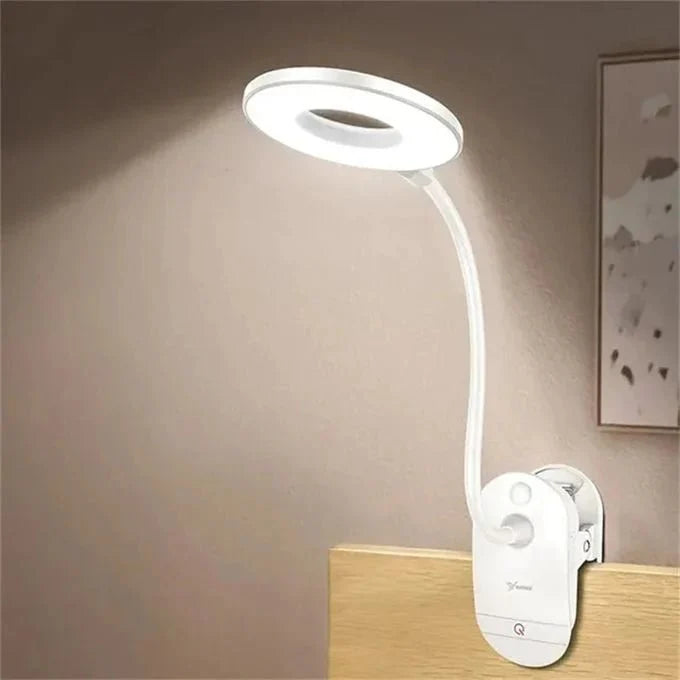 Reading Lamp Clip-On Dimmable USB Powered Adjustable Neck