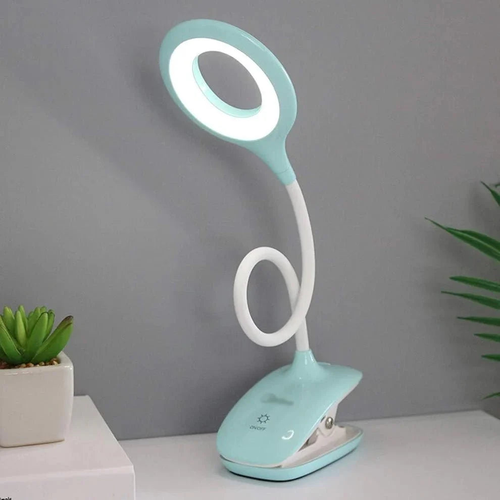 Reading Lamp Clip-On Dimmable USB Powered Adjustable Neck