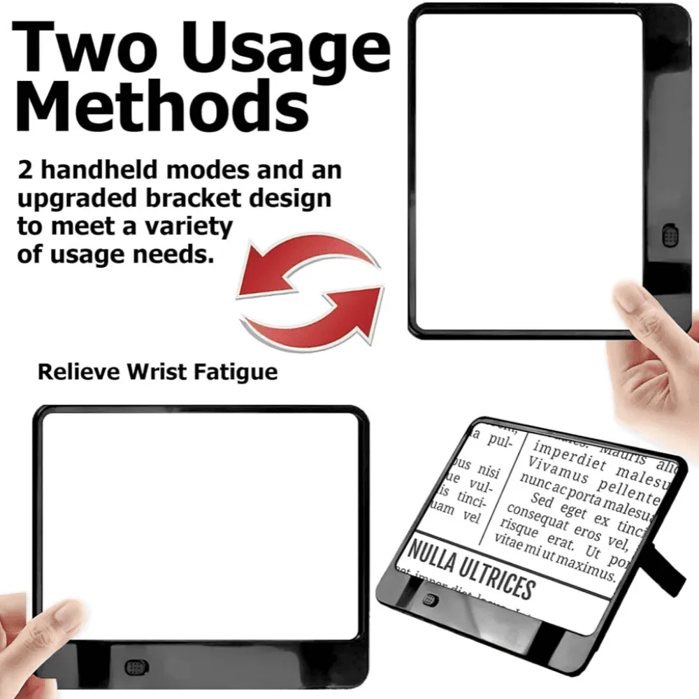 Reading Magnifier 3x Magnification Integrated LED Lighting