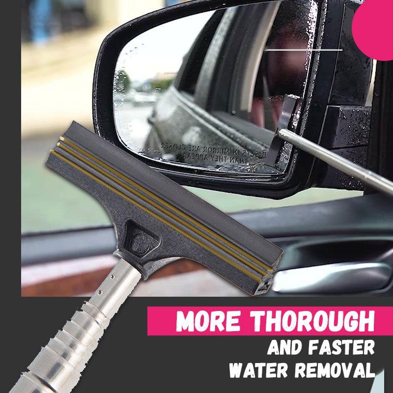 Rearview Mirror Wiper Retractable 38.6-Inch Handle