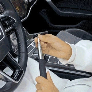 Rearview Mirror Wiper Retractable 38.6-Inch Handle