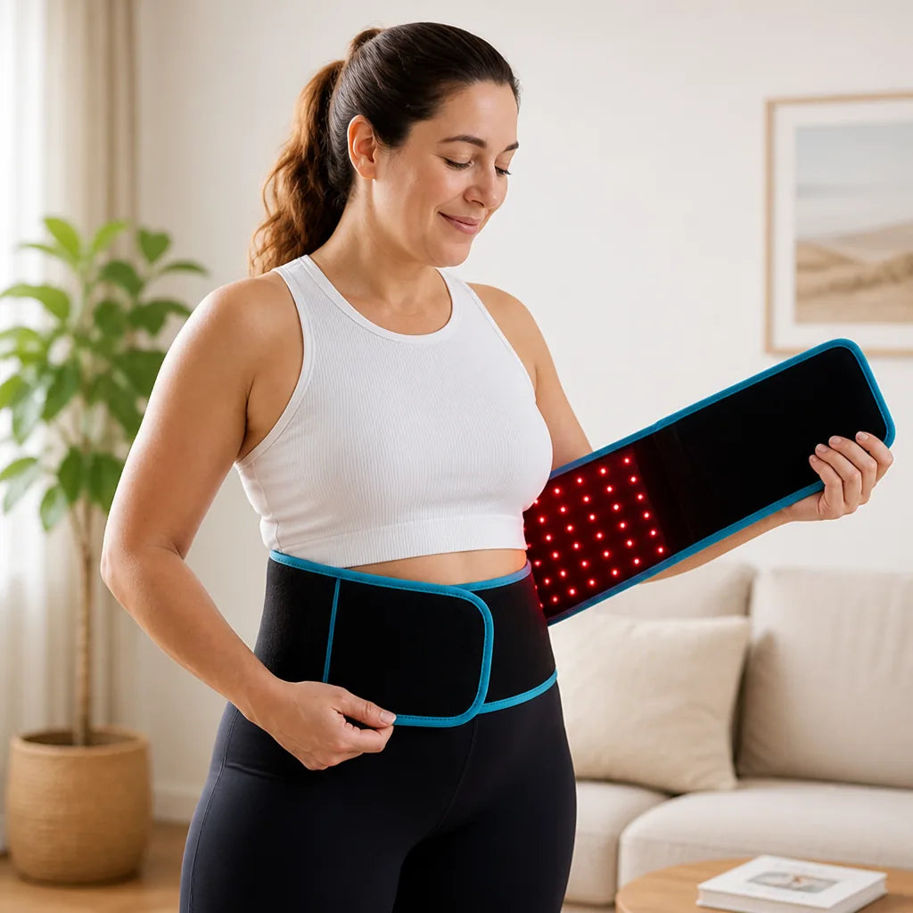 Red Light Therapy Belt Waist Adjustable Fit & Portable