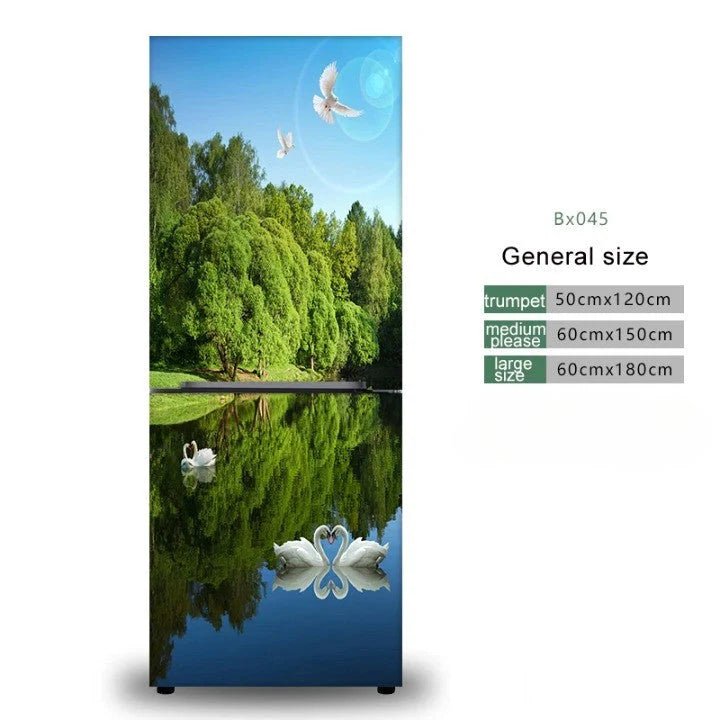 Refrigerator Sticker Self-Adhesive Waterproof PVC