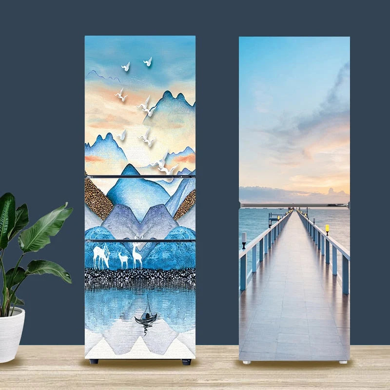 Refrigerator Sticker Self-Adhesive Waterproof PVC