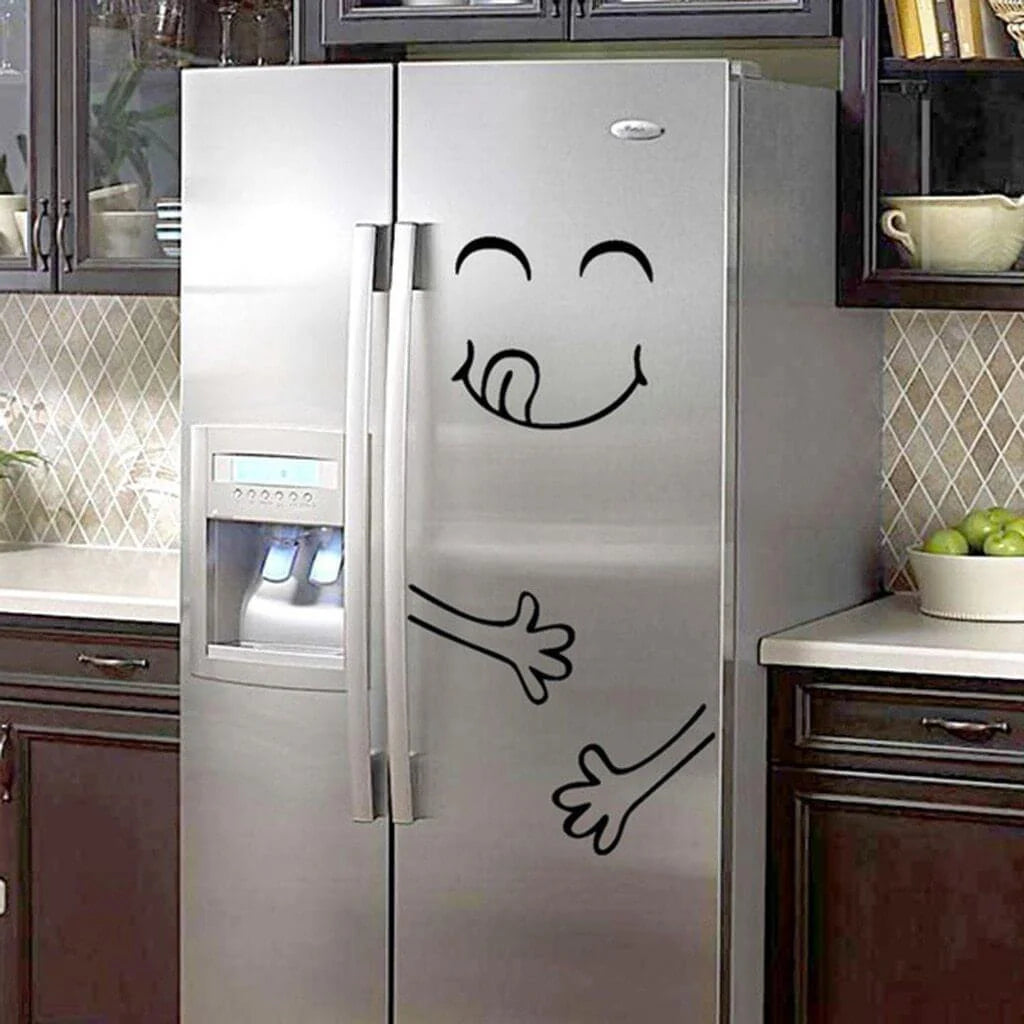 Refrigerator Sticker Waterproof Removable Cartoon Design