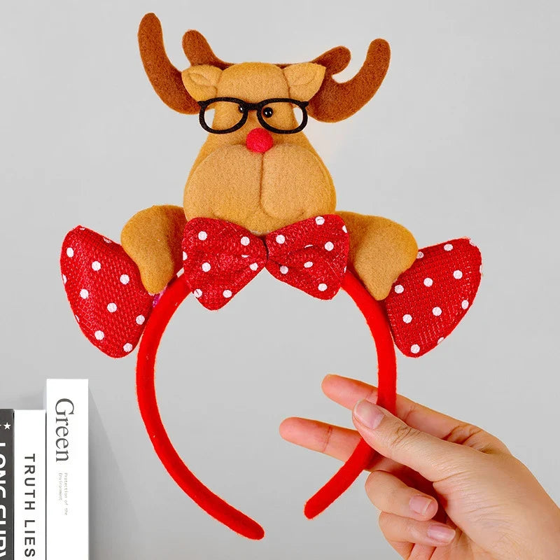Reindeer Headband Soft Felt One Size Fits All