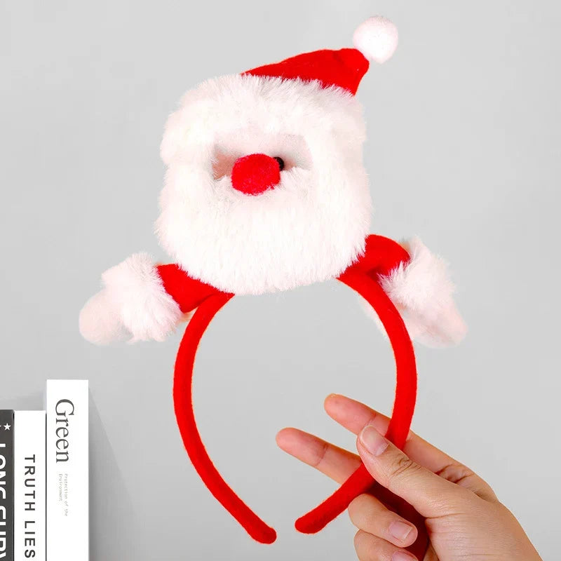 Reindeer Headband Soft Felt One Size Fits All