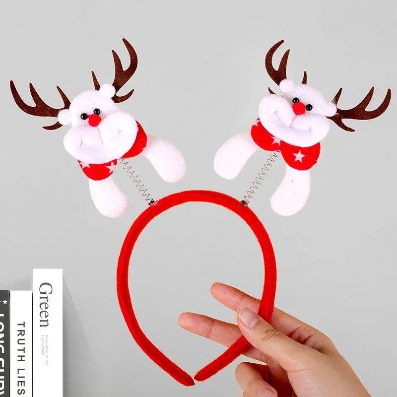 Reindeer Headband Soft Felt One Size Fits All