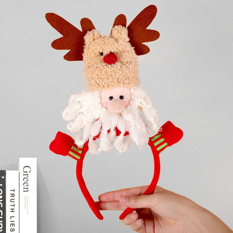 Reindeer Headband Soft Felt One Size Fits All