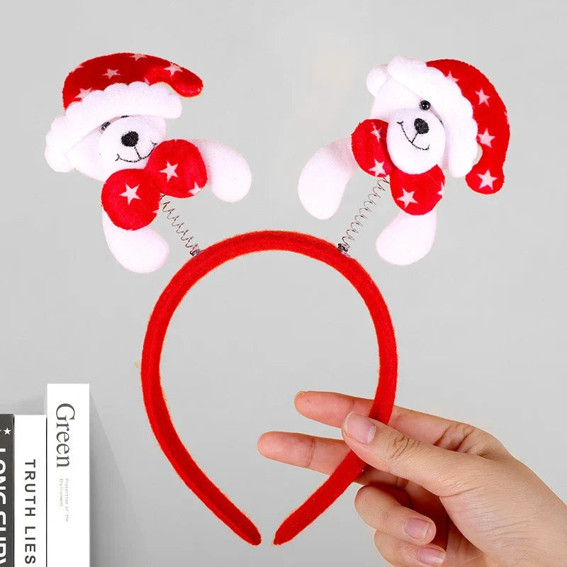 Reindeer Headband Soft Felt One Size Fits All