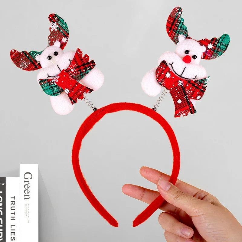 Reindeer Headband Soft Felt One Size Fits All