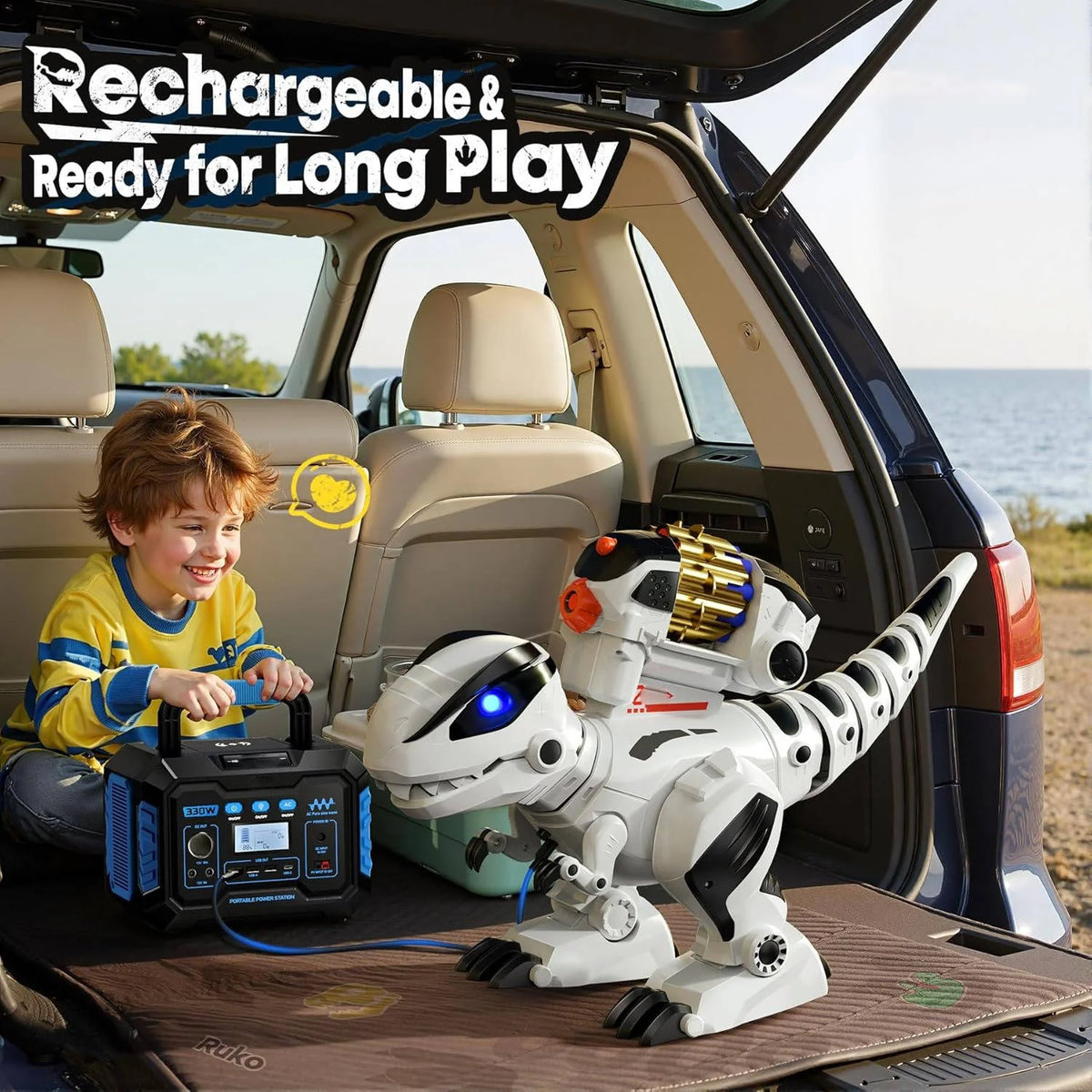 Remote Control Dinosaur Programmable Rechargeable Soft Dart Blaster