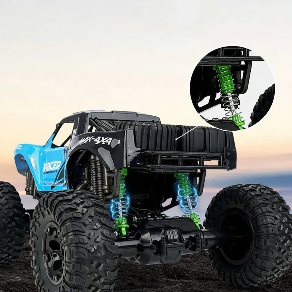 Remote Control Monster Truck Amphibious Four-Wheel Drive IP66 Water-Resistant