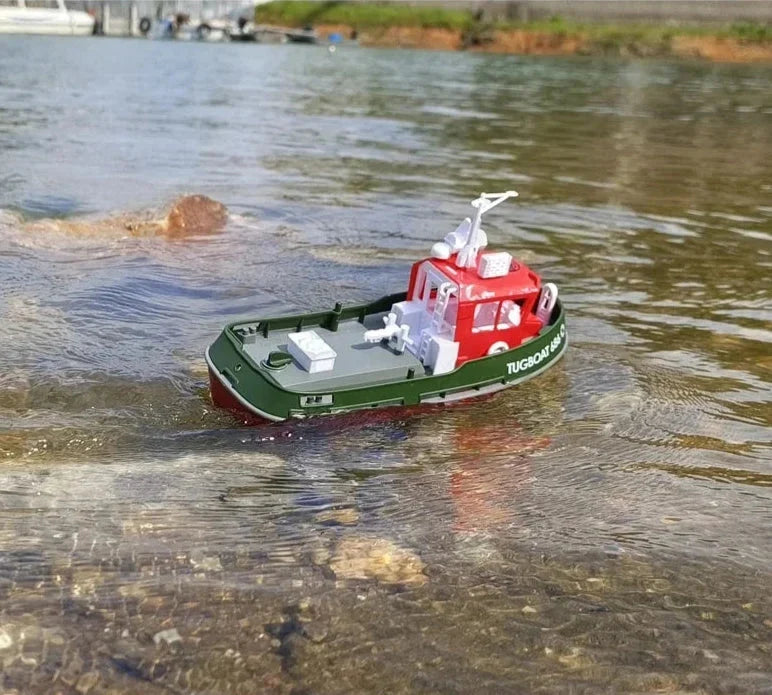 Remote Control Tugboat Dual Motors & 164 Ft Range