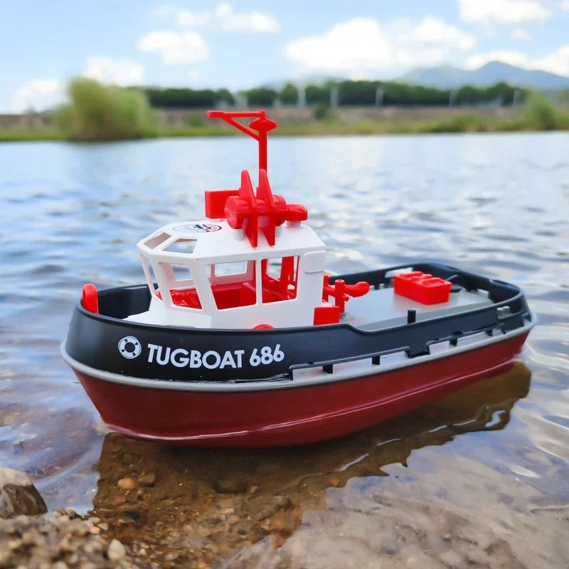 Remote Control Tugboat Dual Motors & 164 Ft Range
