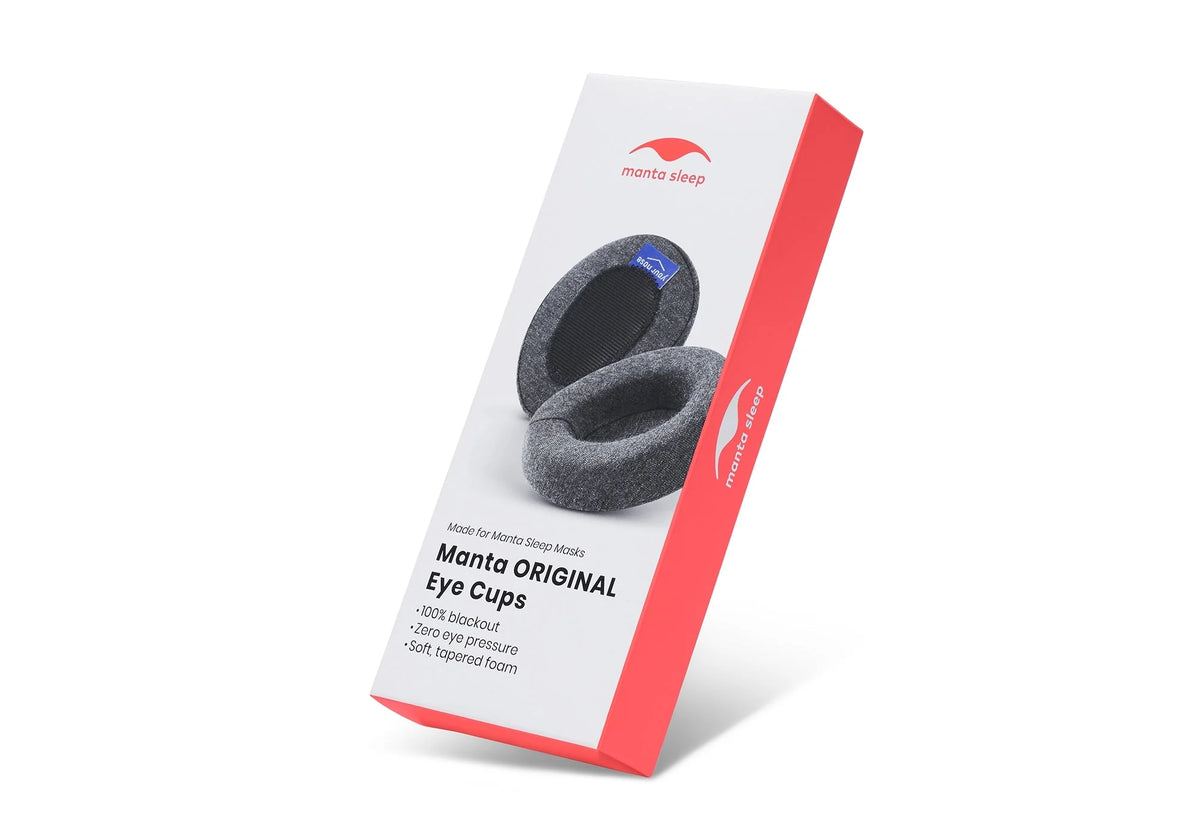 Replacement Sleep Mask Eye Cups Blackout Adjustable Soft Foam