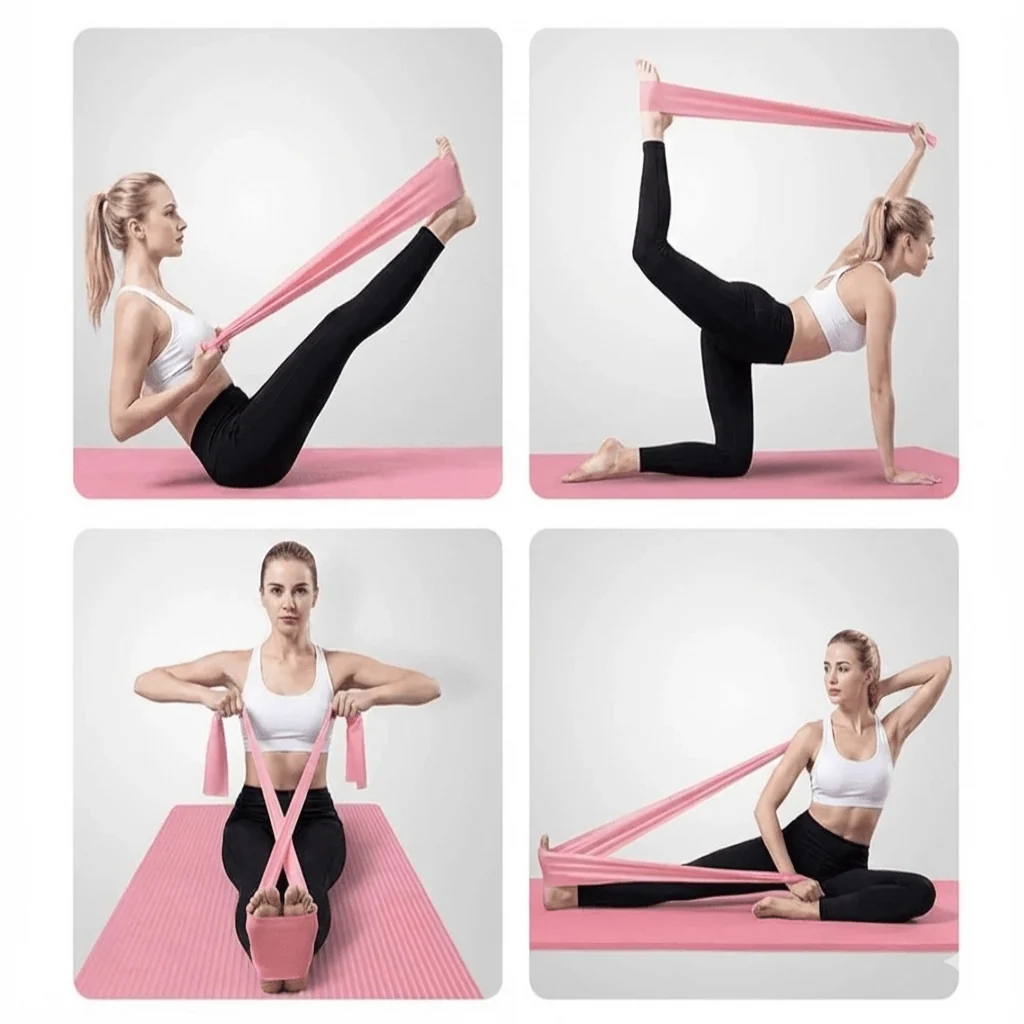Resistance Band Latex-Free TPE Lightweight Portable