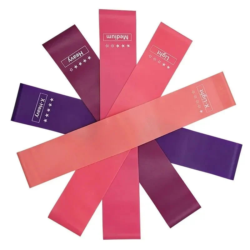 Resistance Band Set 5 Levels Portable With Storage Bag